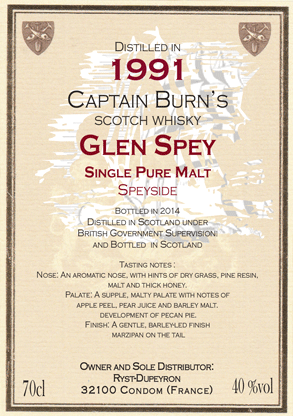 GLEN SPEY 1991